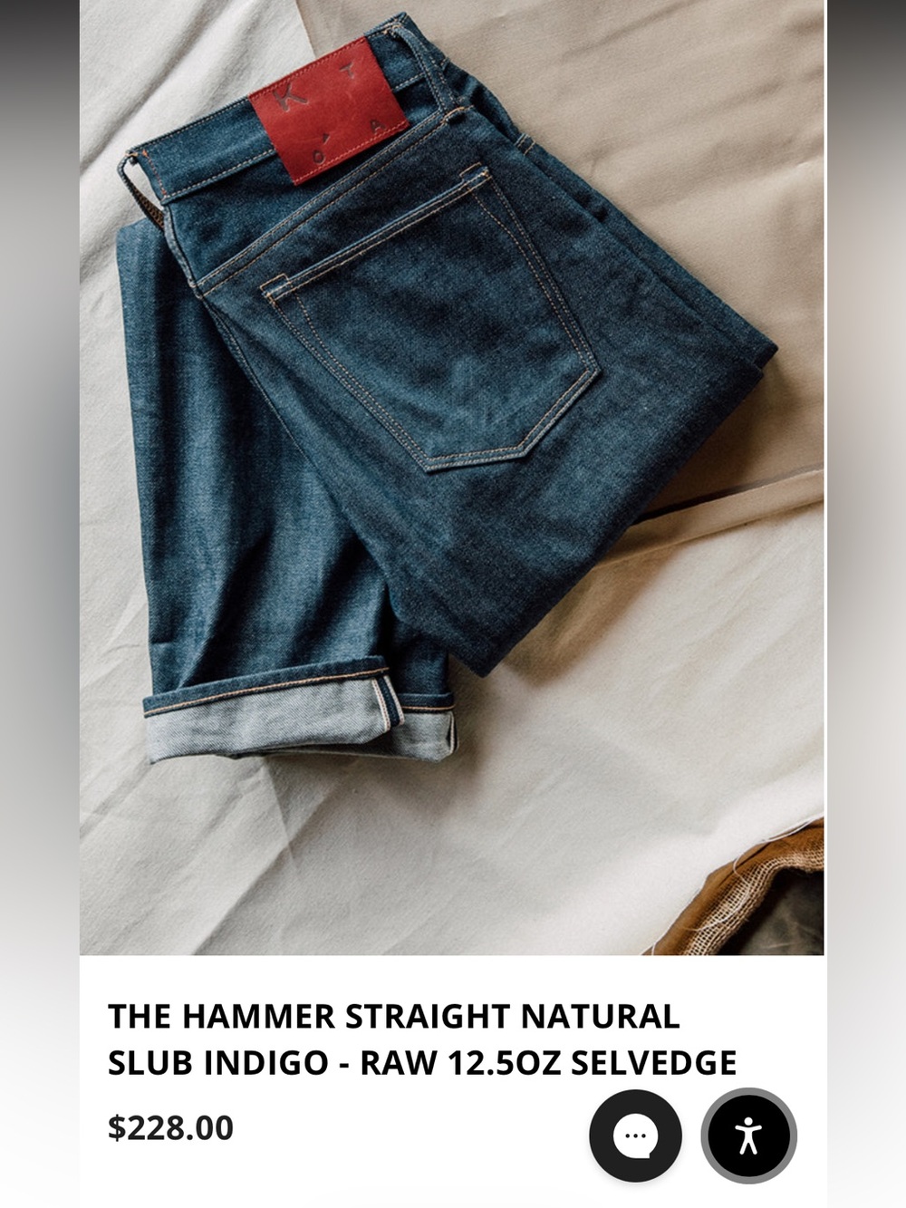 Hiroshi Kato - The Hammer Straight - Raw Indigo Jeans - Dark Blue - Picture 10 of 11